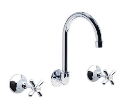Easy Clean Cross Wall Sink Set