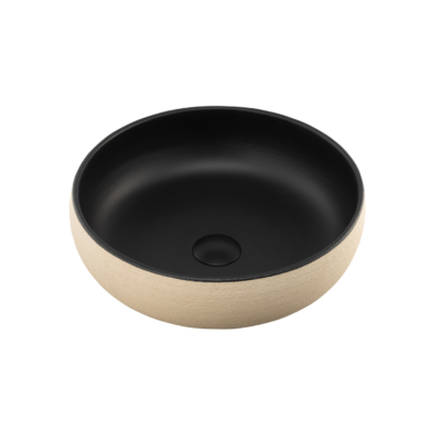 Terzofoco Light Earth and Matte Black Basin