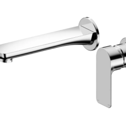 Bassini Plus Wall Basin/Bath Mixer seperate Backplate